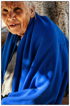 Woman in Blue