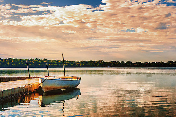Rowboat at Dock